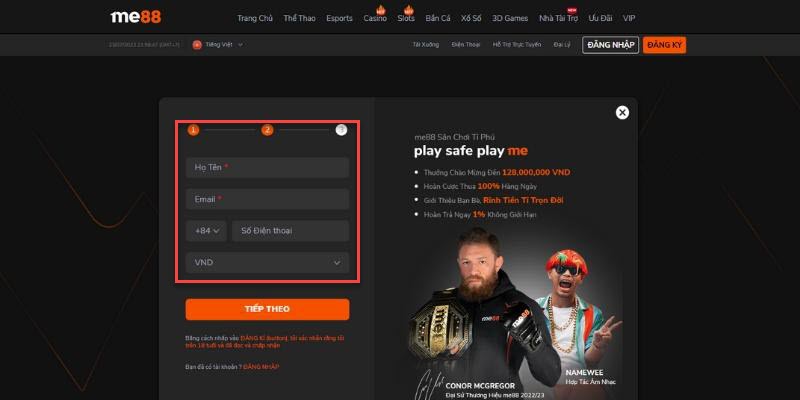Quy trình đăng ký tài khoản 8Xbet - 8Xbet